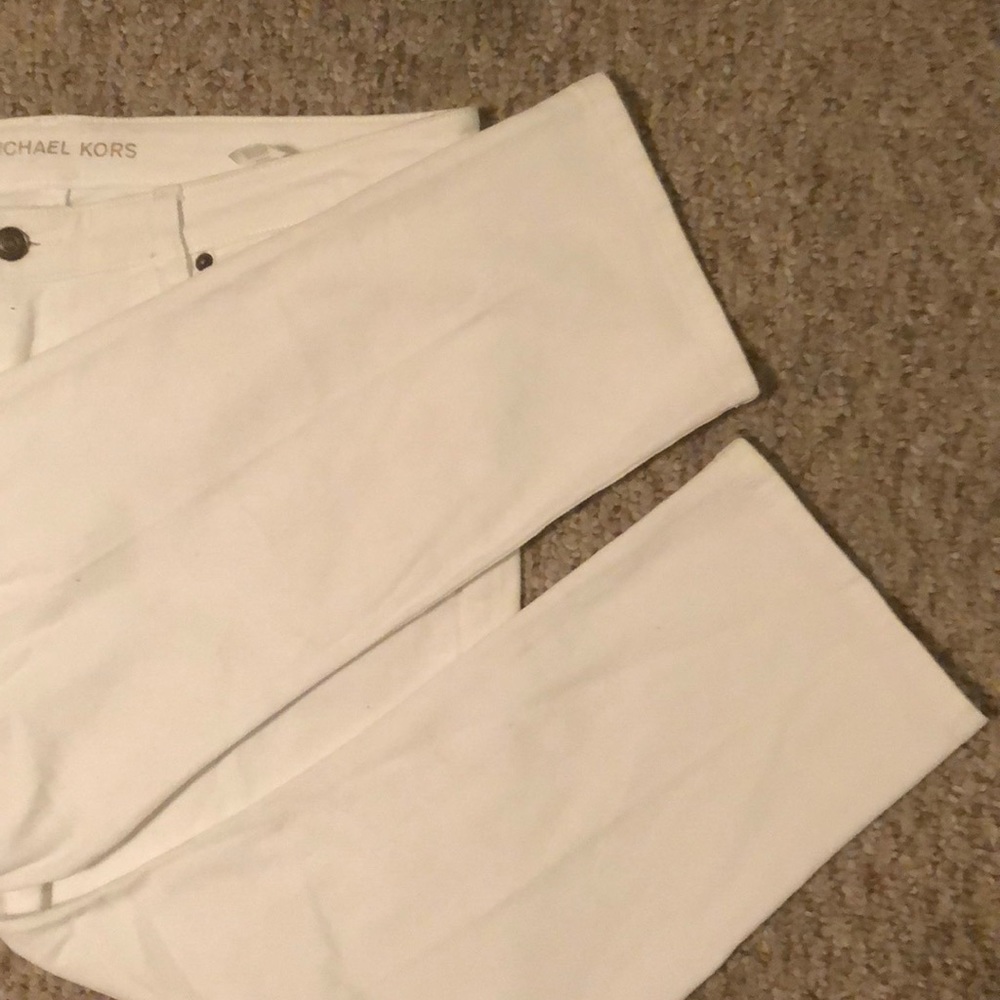 NWOT MICHAEL KORS CREAM JEANS